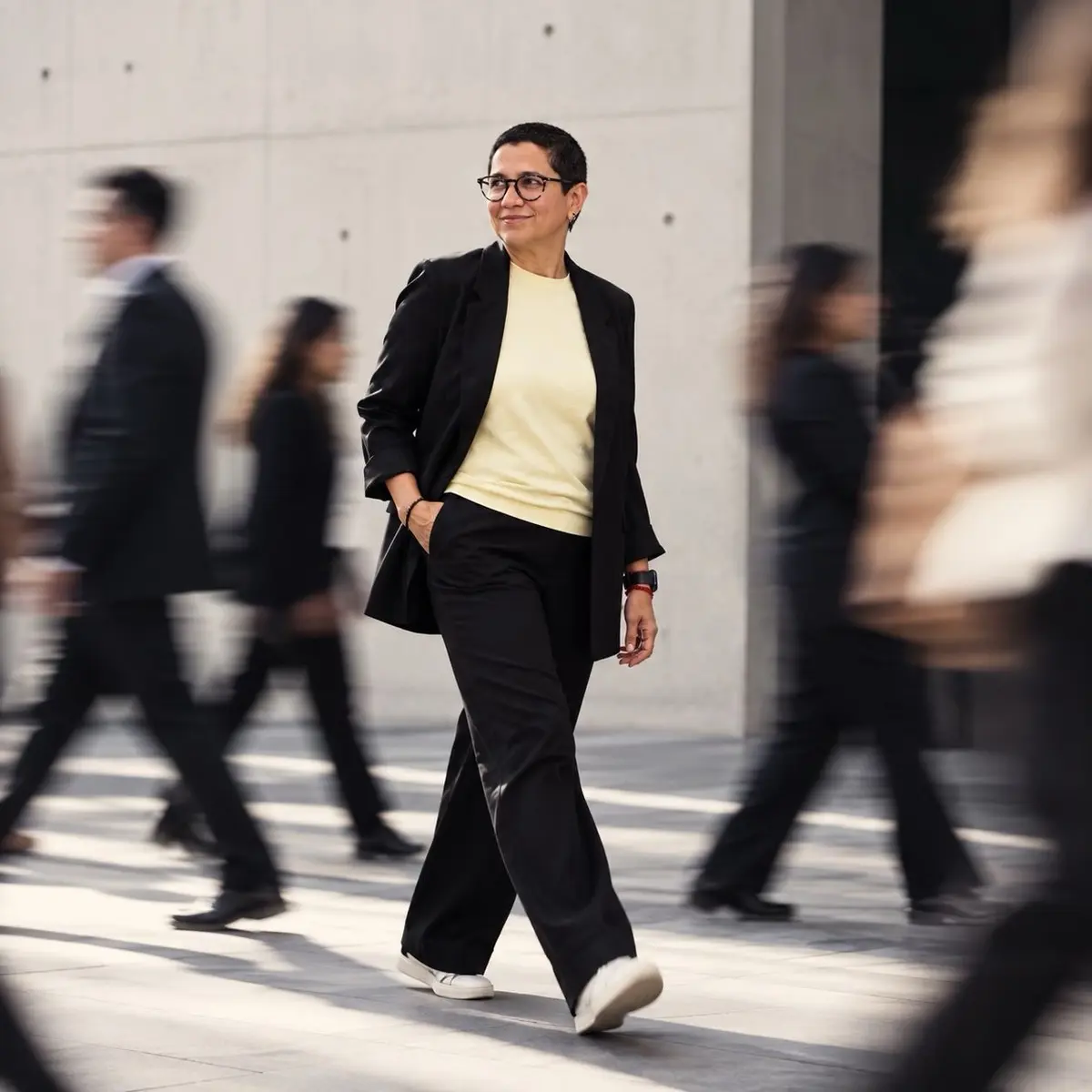 Vanessa López Molina en un entorno urbano